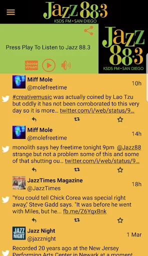 KSDS Jazz FM 88.3 San Diego screenshot 1