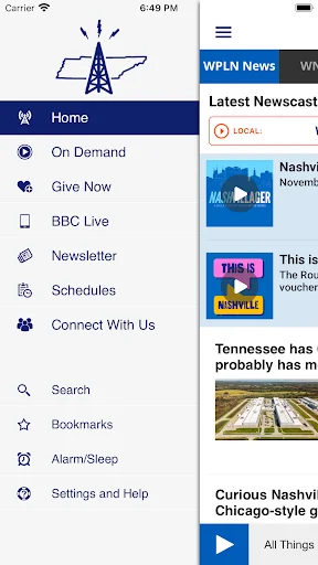 The Nashville Public Radio App screenshot 2