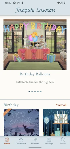 Jacquie Lawson Ecards screenshot 1