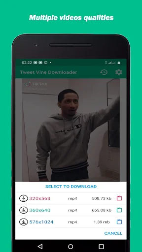 Tweet Vine Downloader (Twitter screenshot 2