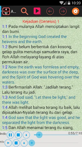 Indonesian English Audio Bible