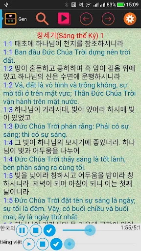 Korean Vietnamese Audio Bible