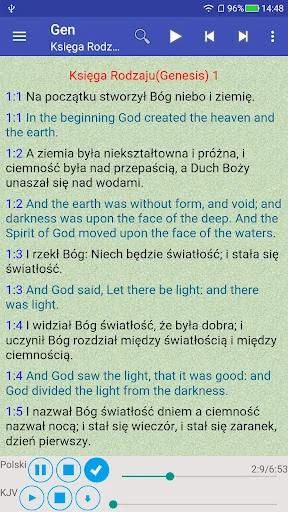Polish-English Bible Audio Pro