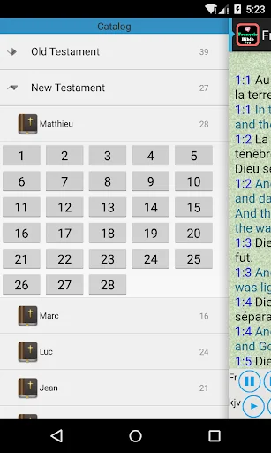 French English Audio Bible screenshot 2