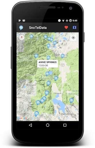 SnoTel Mapper - Snow Data