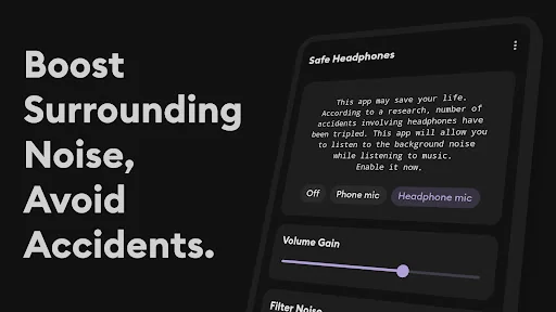 Safe Headphones: hear clearly screenshot 2