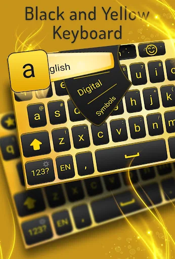 Black and yellow keyboard