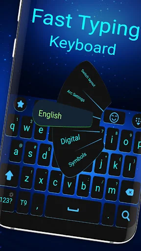 Fast typing keyboard