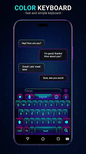Color Keyboard Customise Chat