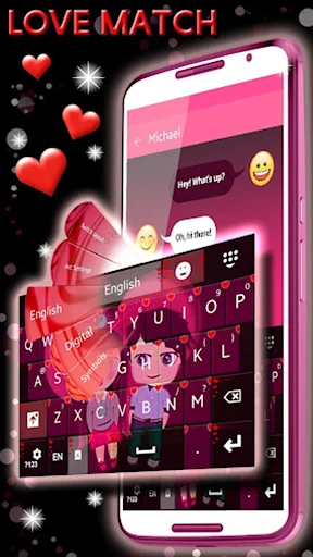 Love Keyboard Theme screenshot 2