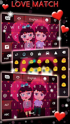 Love Keyboard Theme screenshot 3
