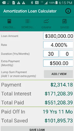 Amortization Loan Calculator