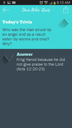 Devo Bible Quiz screenshot 4