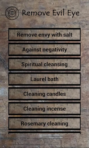 Remove evil eye