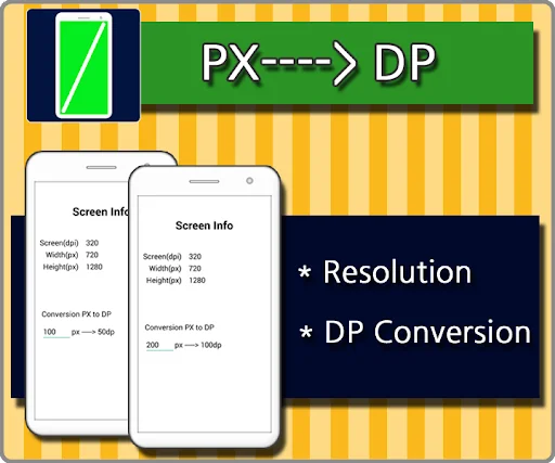 Resolution (PX->DP converter)