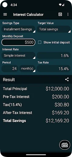Interest Calculator
