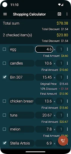 Shopping Calculator screenshot 3