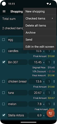 Shopping Calculator screenshot 4