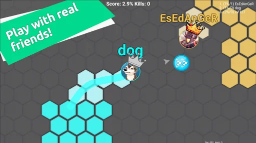 Hexa io Online Hexagon action screenshot 4