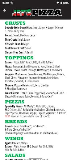 Jet's Pizza screenshot 3