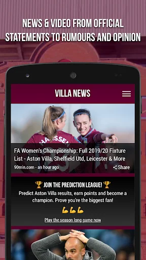 Villa News - Fan App