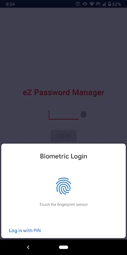 eZ Password Manager screenshot 1