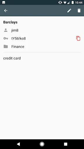 eZ Password Manager screenshot 3