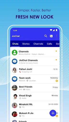 JioChat Messenger & Video Call screenshot 2