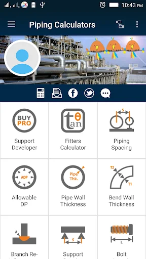 Piping Calculators