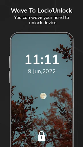Wave to Lock/Unlock Screen screenshot 2