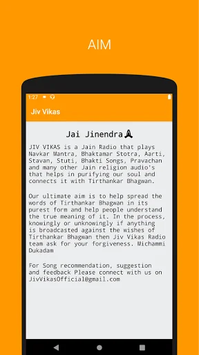 Jiv Vikas - A Jain Radio screenshot 2