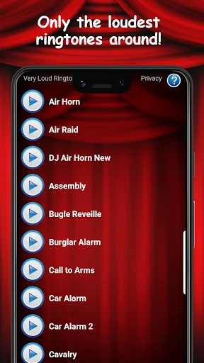 Very Loud Ringtones screenshot 1