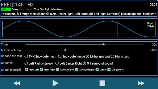 Sound Test for Android TV