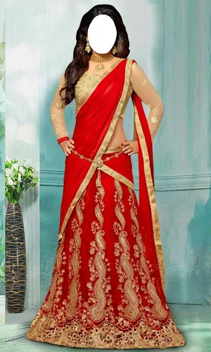 Women Pattu Dress Photo Suit