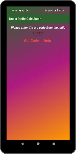 Dacia radio code calculator screenshot 1