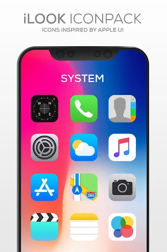 iLOOK Icon pack UX THEME screenshot 1