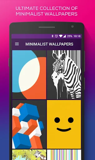 MINIMALIST WALLPAPERS screenshot 1