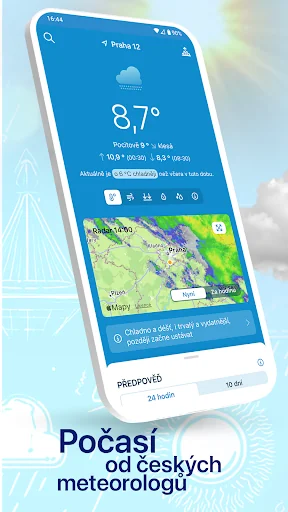 In-počasí: Předpověď a Radar