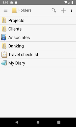B-Folders Password Manager screenshot 1