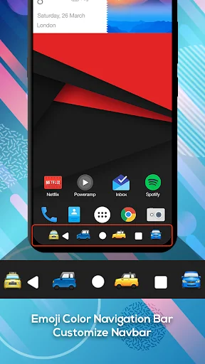 Emoji Custom Navigation Bar