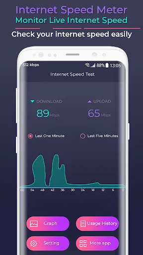 Internet Speed Meter & Monitor
