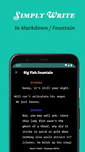 JotterPad - Writer, Screenplay screenshot 4