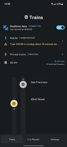 Caltrain Live