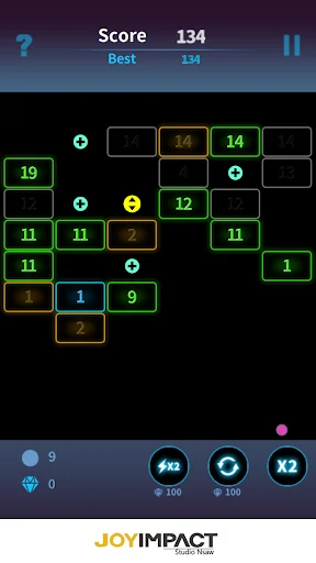 Break brick : Neon Block screenshot 2