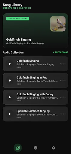 Free Singing goldfinches