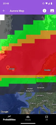 My Aurora Forecast Pro screenshot 2