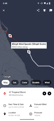 My Hurricane Tracker Pro screenshot 1