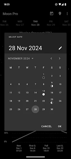 My Moon Phase - Lunar Calendar screenshot 3