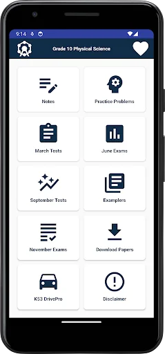 Grade 10 Physical Sciences screenshot 1