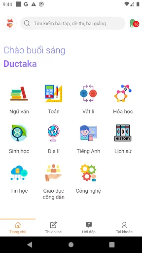 VietJack– học tốt, thi online, screenshot 2